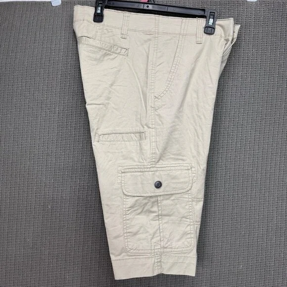 George Mens Size 30 Below The Knee Bowery Cargo Shorts Comfort Waist & Stretch - Picture 3 of 9